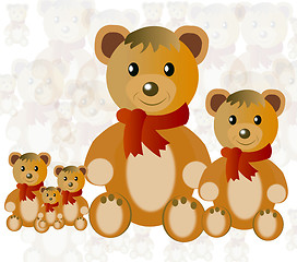 Image showing Toy nursery teddy bear