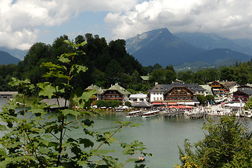 Image showing Looking at Schoenau, Koenigssee