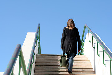 Image showing Stairway to the sky