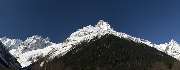 Image showing Panorama Caucasus Mountains