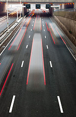 Image showing Busy Motorway