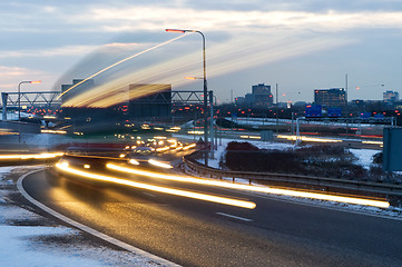 Image showing Passing truck