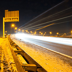 Image showing Winter Motorway