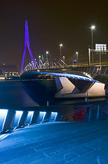 Image showing The Erasmus Bridge at Night