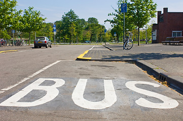 Image showing Bus stop