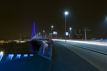 Image showing Erasmus Bridge at Night