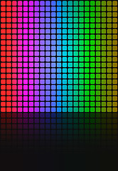 Image showing Rainbow Squares Grid Layout