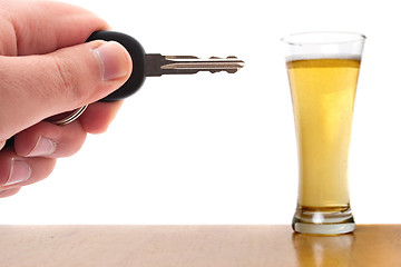 Image showing Drinking and Driving