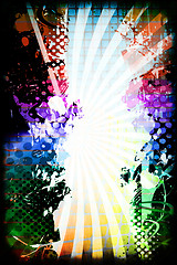 Image showing Funky Rainbow Layout