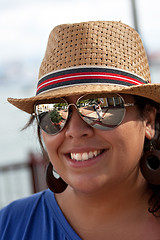 Image showing Smiling Spanish Woman