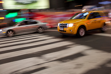 Image showing Abstract NYC Taxi