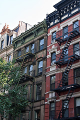 Image showing Old City Tenement Buildings