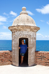 Image showing San Cristobal Fort Tower