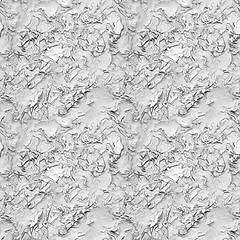Image showing White Stucco Pattern