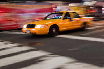 Image showing Abstract NYC Taxi