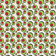 Image showing Green Olives Pattern