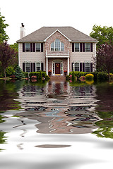Image showing Flood Damaged Home