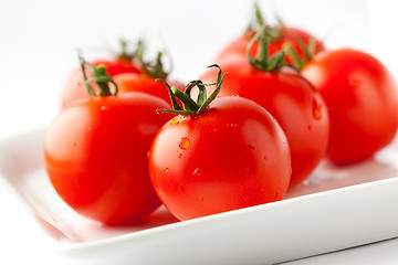 Image showing Fresh red tomatoes