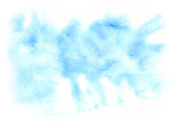Image showing Blue aquarelle