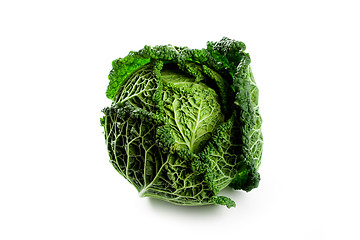 Image showing fresh savoy cabbage