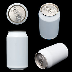 Image showing Projections of a blank beverage can