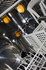 Image showing Dishwasher interior