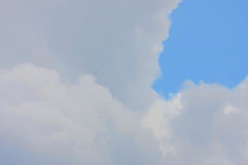 Image showing Background of blue sky and clouds.