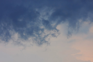 Image showing Background of sky with thunderclouds.