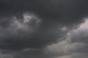 Image showing Background of sky with thunderclouds.