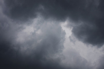 Image showing Background of sky with thunderclouds.