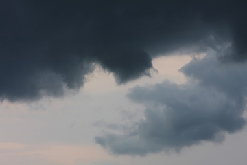 Image showing Background of sky with thunderclouds.