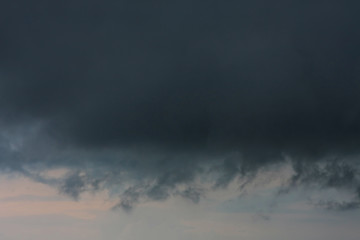 Image showing Background of sky with thunderclouds.