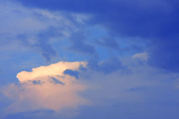 Image showing Background of blue sky.