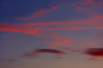 Image showing Background of colourful sky.