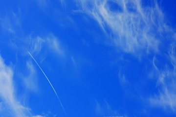 Image showing Background of blue sky.