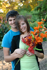 Image showing Teenage Couple