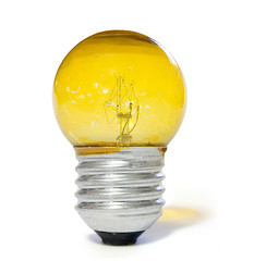 Image showing Yellow light Bulb