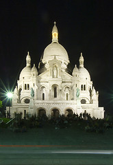 Image showing The stairs of the SacrŽ Coeur