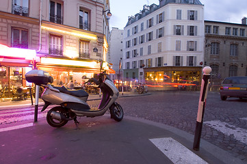 Image showing Paris night life