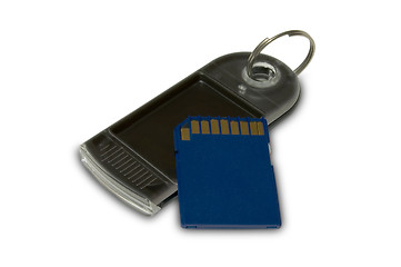 Image showing SD and Black Keychain