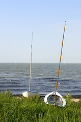 Image showing Two Sailing boats