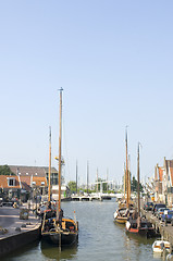 Image showing Volendam inner harbor