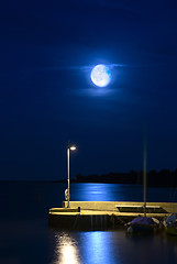 Image showing Rising moon