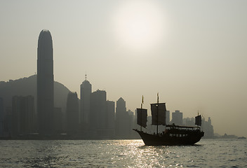 Image showing Iconic Hong Kong Harbor View