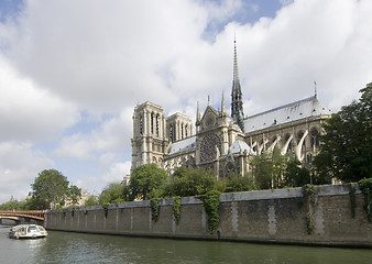 Image showing Notre Dame and the Seine