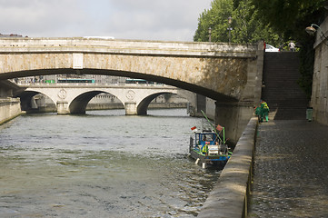 Image showing Maintenance of the Seine