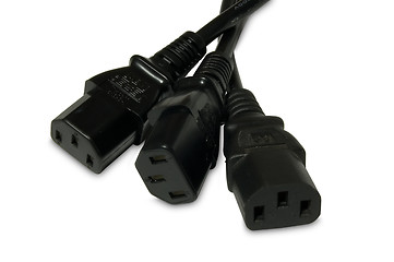 Image showing Electrical cords