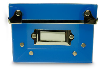 Image showing Blue Plastic Box