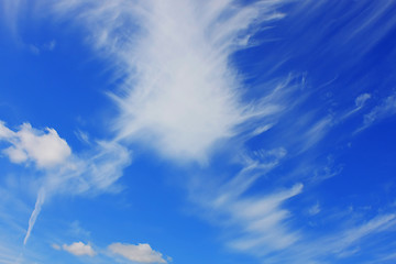 Image showing Background of blue sky.