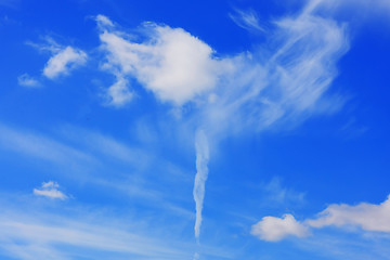 Image showing Background of blue sky.